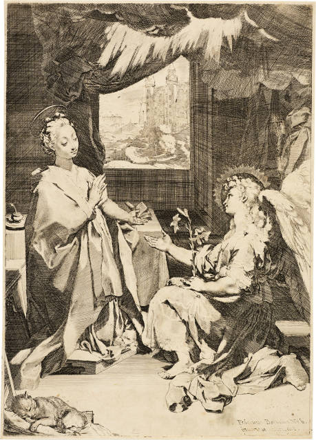 Federico Barocci : Verkündigung, Circa 1585