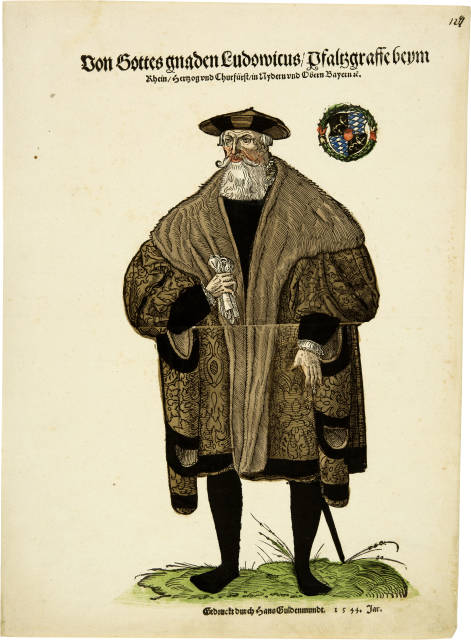 Michael Ostendorfer : Von Gottes Gnaden Ludovicus Pfalzgraffe beym ..., 1544