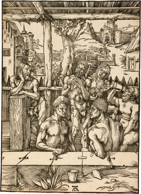 Albrecht Dürer : Das Männerbad, Circa 1498