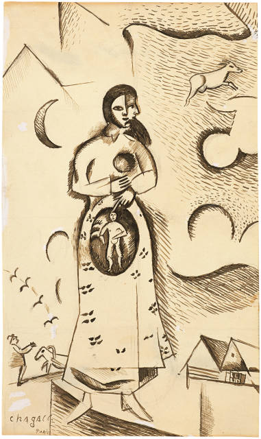 Marc Chagall  : Maternité , 1913-1914