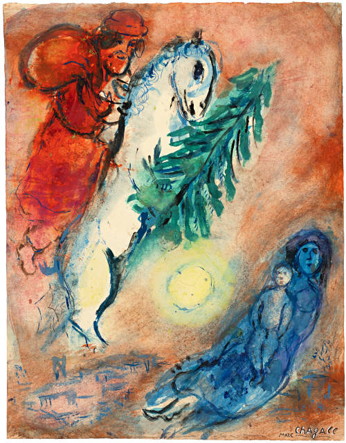 Marc Chagall : Le père Noël, 1956