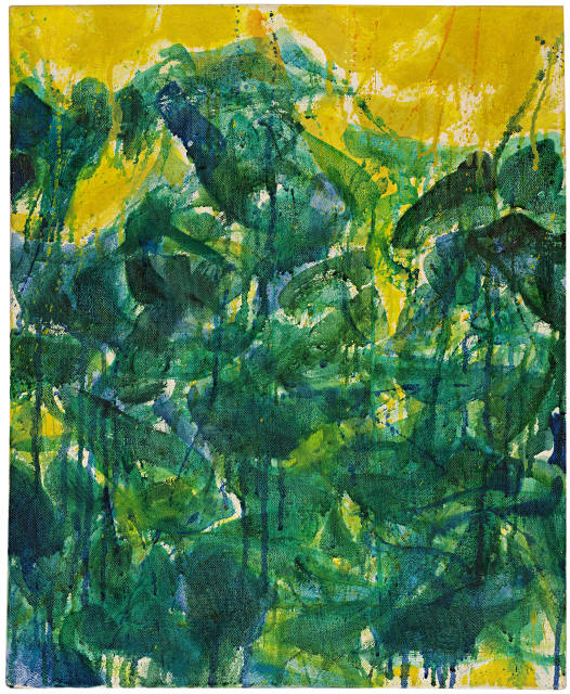 Sam Francis : Green and Yellow, 1955