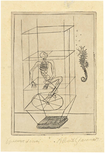 Alberto Giacometti : Les pieds dans le plat, 1933 