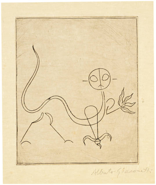 Alberto Giacometti : Animal I, 1934 