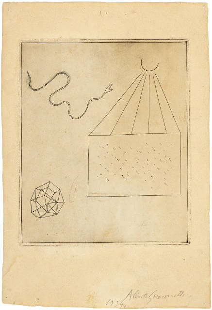 Alberto Giacometti : Le serpent II, 1933-1934 