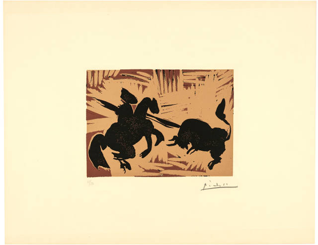 Pablo Picasso  : Pique I , Cannes und/oder Vauvenargues, 23. August 1959 