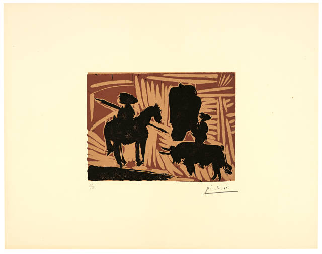 Pablo Picasso  : Avant la pique I , Cannes und/oder Vauvenargues, 23. August 1959 