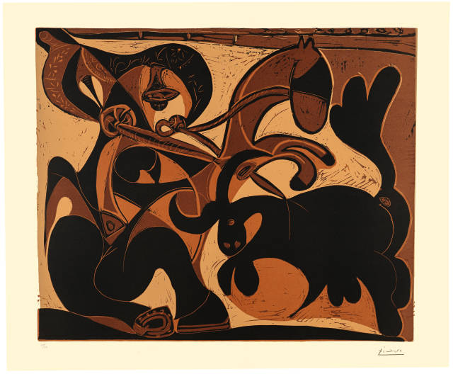 Pablo Picasso  : Pique II , Cannes, 31. August und 31. Oktober 1959 