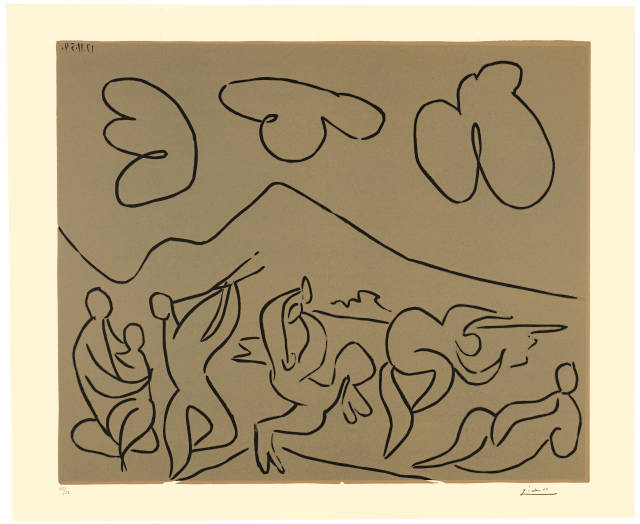 Pablo Picasso  : Bachanale , Cannes, 17. November 1959 