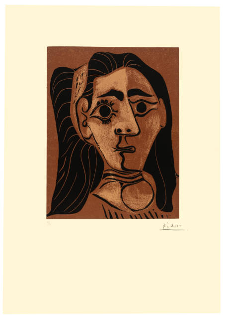 Pablo Picasso  : Jacqueline au bandeau II , Mougins, 13. Februar 1962 