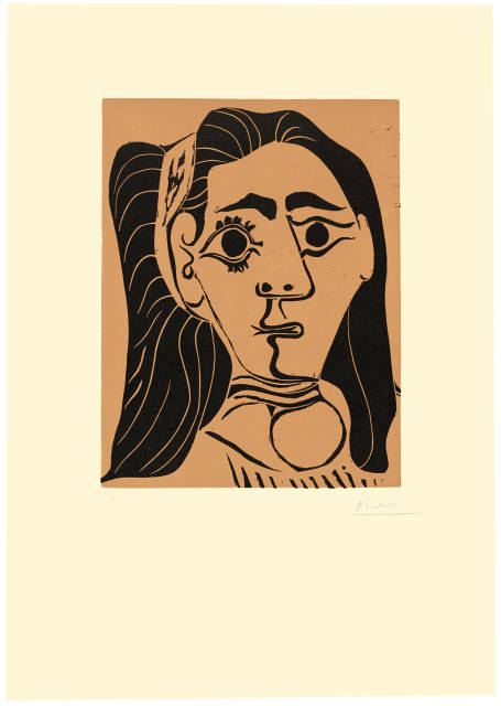 Pablo Picasso  : Jacqueline au bandeau III , Mougins, 13. Februar 1962 