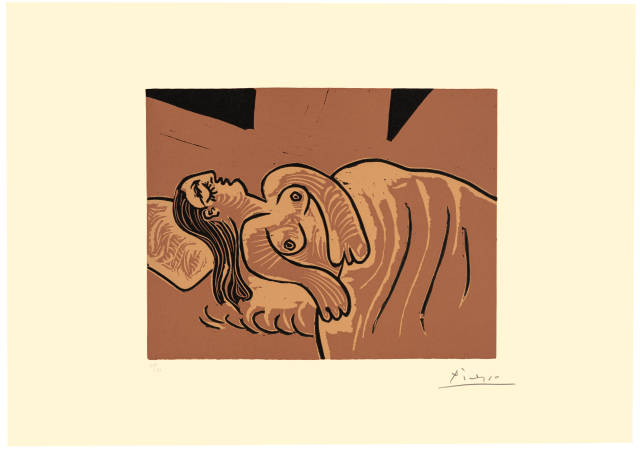 Pablo Picasso  : Dormeuse , Mougins, 5. April 1962 