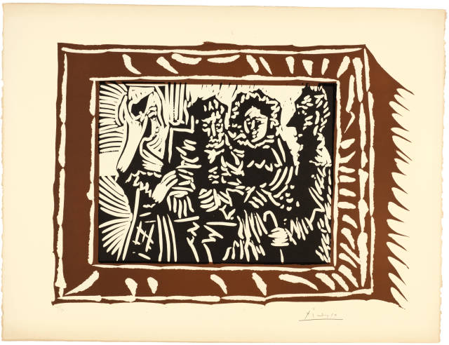 Pablo Picasso  : Portrait de famille ingresque IV , Mougins, 2. Oktober 1962 