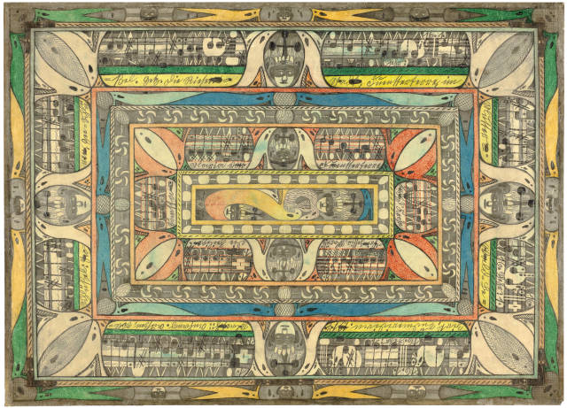 Adolf Wölfli  : Santta Maria von Fuentterterre , 1917