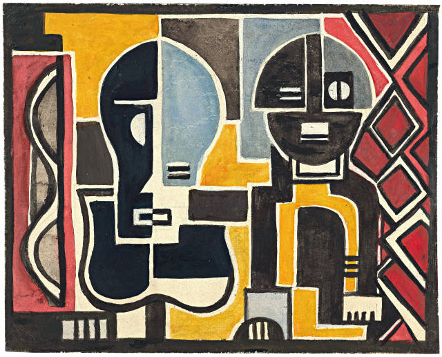 Fernand Léger : Création du monde (Étude pour le rideau), 1922/1923
