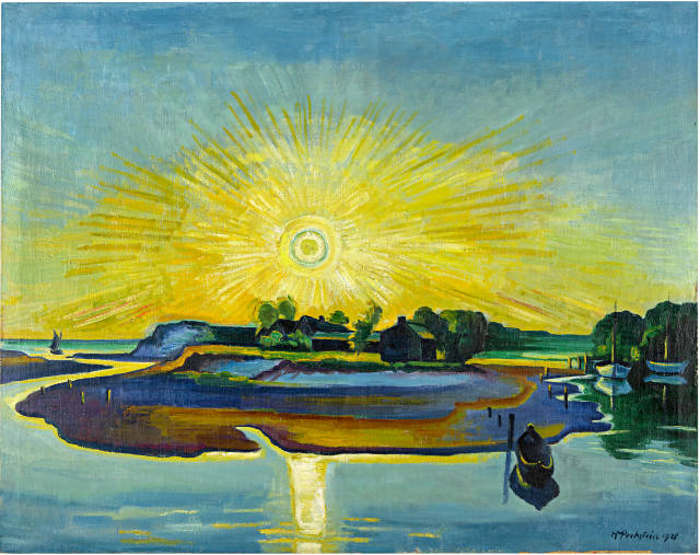 Hermann Max Pechstein : Sonnenaufgang, 1928