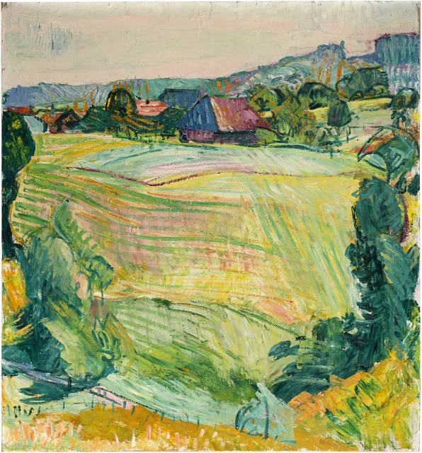 Cuno Amiet : Sommerlandschaft Oschwand, 1919 