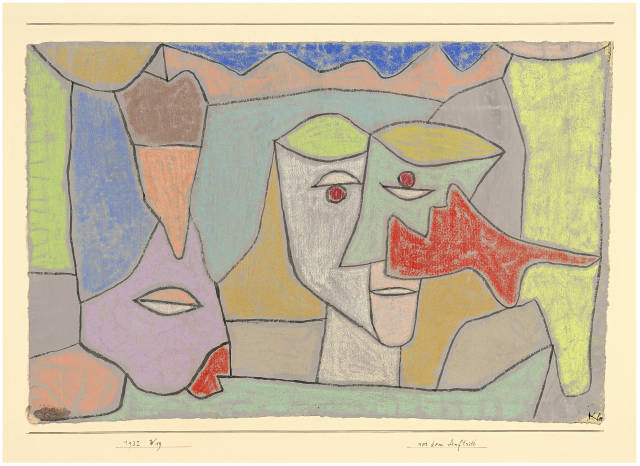 Paul Klee : Vor dem Auftritt, 1932 - Werknummer 1932.259 (W 19) 