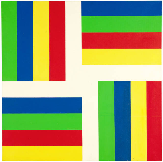 Richard Paul Lohse : Horizontal-Vertikal gerichtete gleiche ..., 1958-1969 