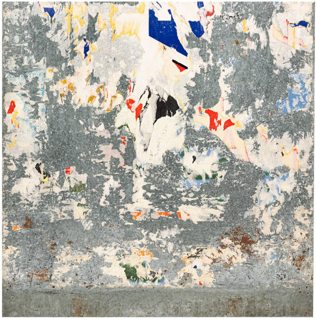 Raymond Hains : Tôle, 1967