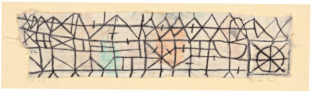 Paul Klee : Mit dem Rad, 1934 - Werknummer 1934 L 5 