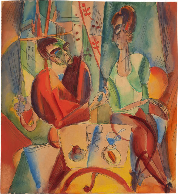 Raoul Hausmann : Hannah Höch und Raoul Hausmann im Gespräch ..., circa 1920