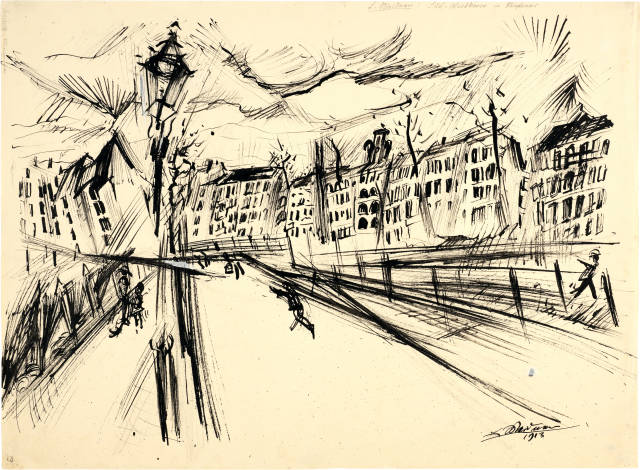 Ludwig Meidner : Süd-West-Korso in Berlin-Friedenau, 1913