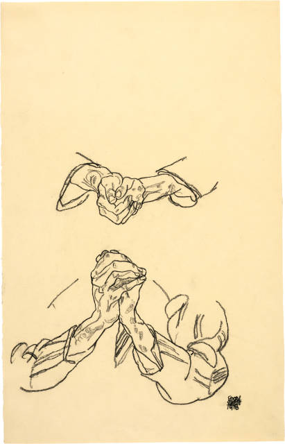Egon Schiele : Handstudien, 1918