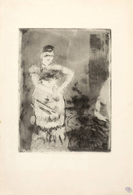 Edgar Degas  : Une chanteuse , 1877/1878