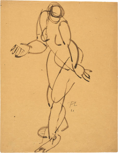 Fernand Léger  : Nu debout , 1911