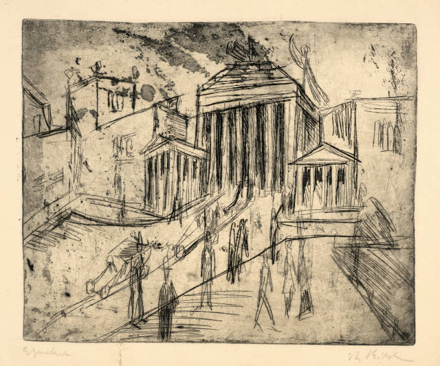 Ernst Ludwig Kirchner : Brandenburger Tor, Berlin, 1914/1915 