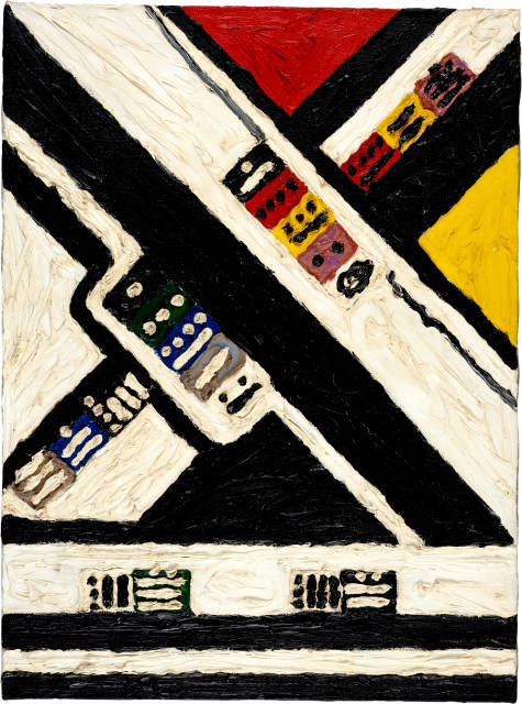 Alfred Jensen : Stela I, Quiriguá, 1960