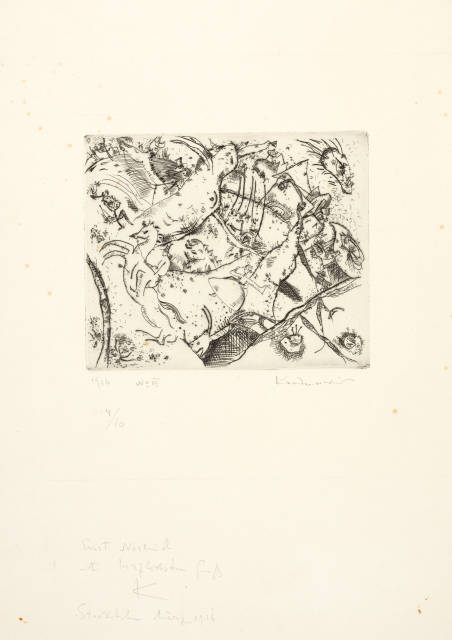 Wassily Kandinsky : Radierung 1916 - N° III, 1916