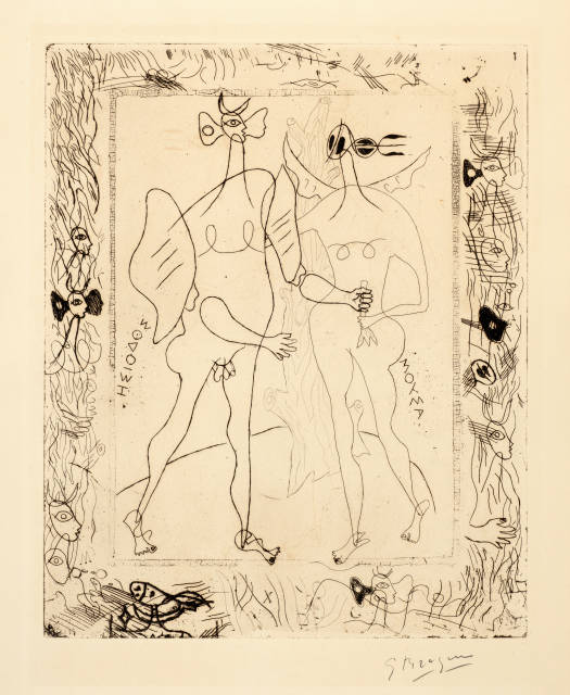 Georges Braque : Hesiode. Théogonie. Eaux-fortes de Georges ..., 1932-1955
