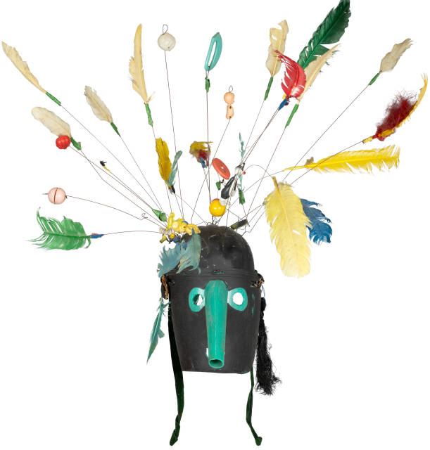 Jean Tinguely : Fasnachtslarve 'Stadtindianer', 1976 