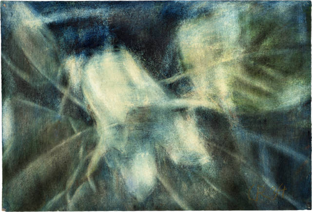Christian Rohlfs : Weisse Glockenblumen, 1934