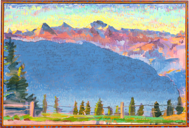 Samuel Buri : Eiger, Mönch und Jungfrau früh morgens, 1998