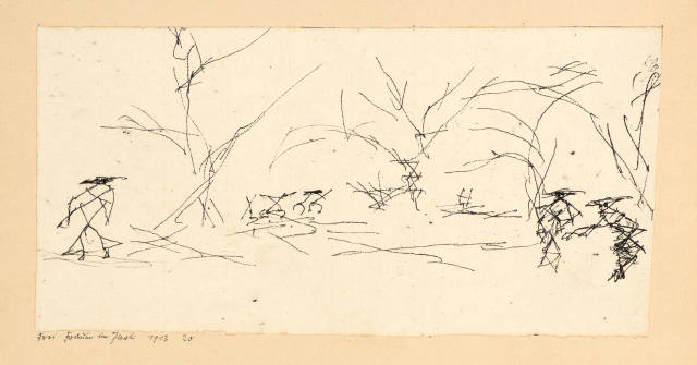 Paul Klee : Drei Frauen im Park, 1913 - Werknummer 1913.20 