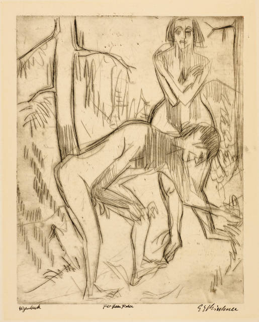 Ernst Ludwig Kirchner : Adam und Eva, 1923