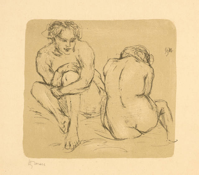 Franz Marc : Zwei Akte, 1907