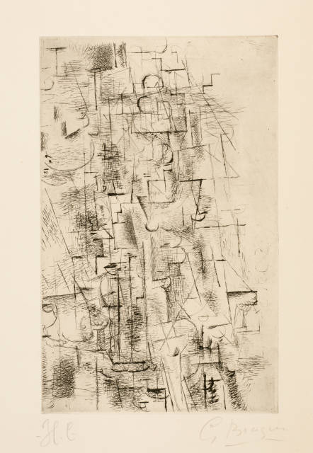 Georges Braque : Composition (Nature morte I), 1911, edition printed 1950