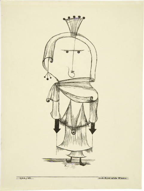 Paul Klee : Die Hexe mit dem Kamm, 1922 