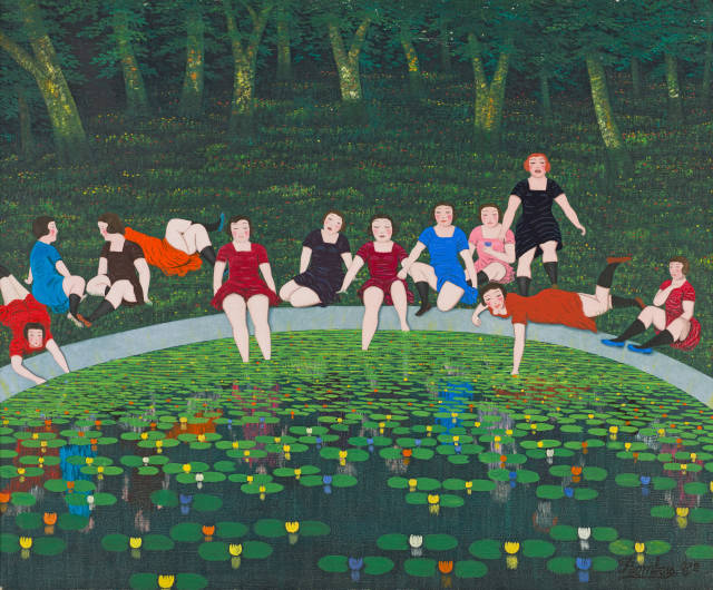 Camille Bombois : Jeunes filles au parc,  