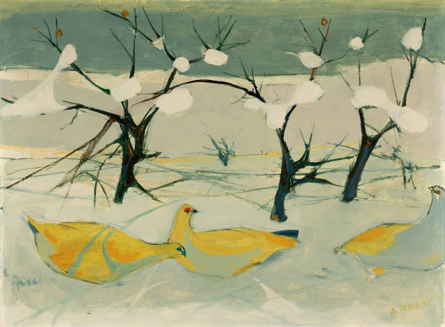 Alois Carigiet : Drei Schneehühner, 1944