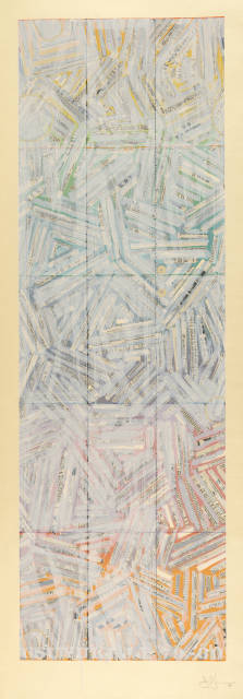 Jasper Johns  : Usuyuki , 1980
