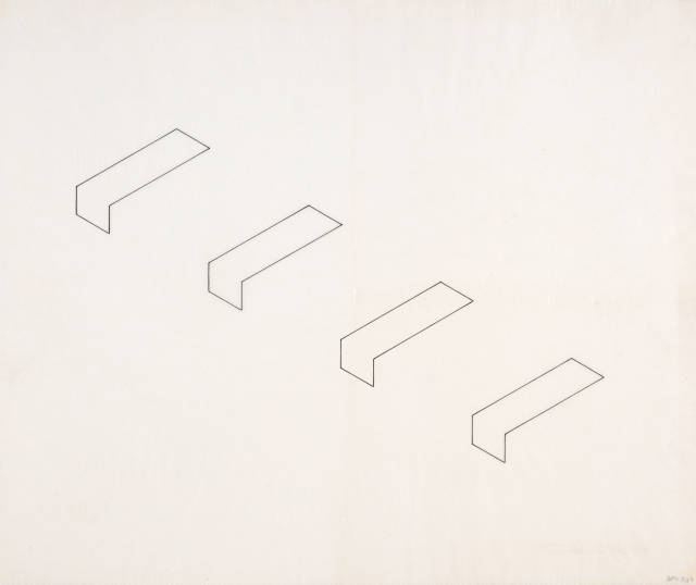 Fred Sandback  : Untitled , 1968-1974