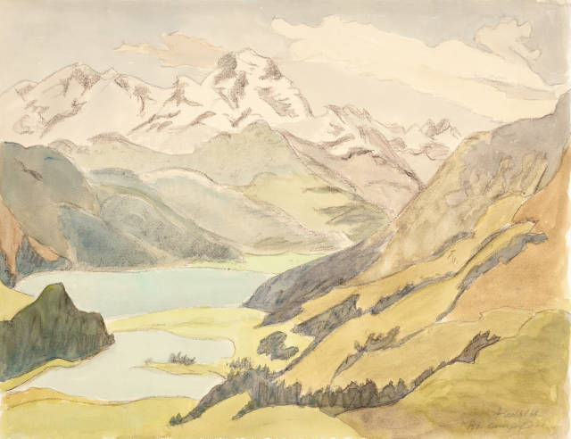 Erich Heckel : Bei Champfèr, 1961
