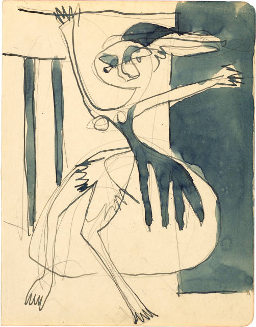 Ernst Ludwig Kirchner : Tänzerin, 1925-1927