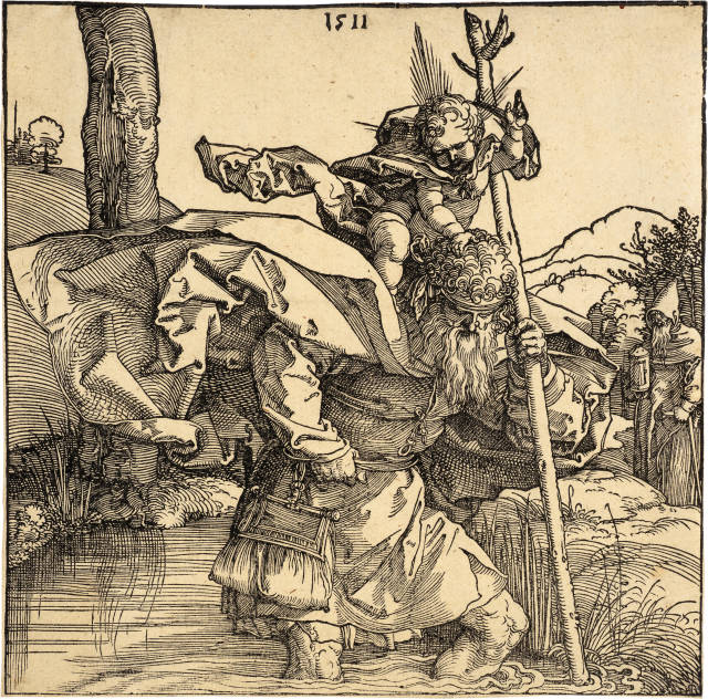 Albrecht Dürer : Der heilige Christophorus, 1511