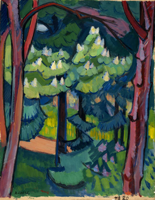 André Lhote : Marronniers en fleurs , circa 1908/1909